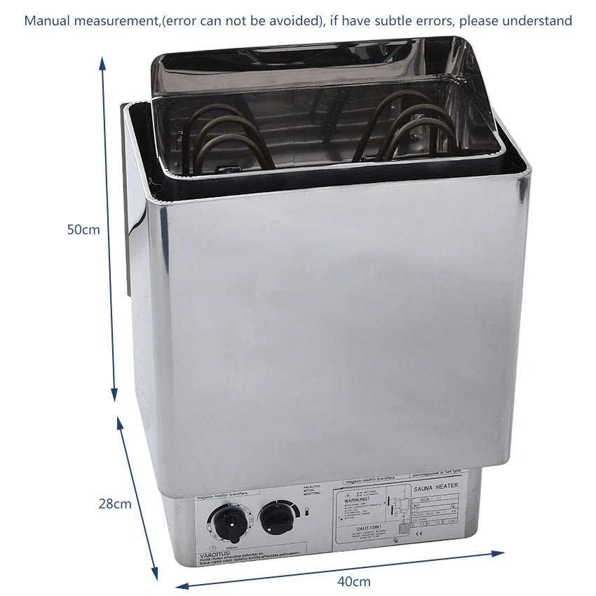 SCA нагреватель для сауны из нержавеющей стали, электрическая печь для сауны, 3 кВт/220 кВт/6 кВт/8 кВт/9 кВт, домашнее коммерческое оборудование для сауны, 380 в/в