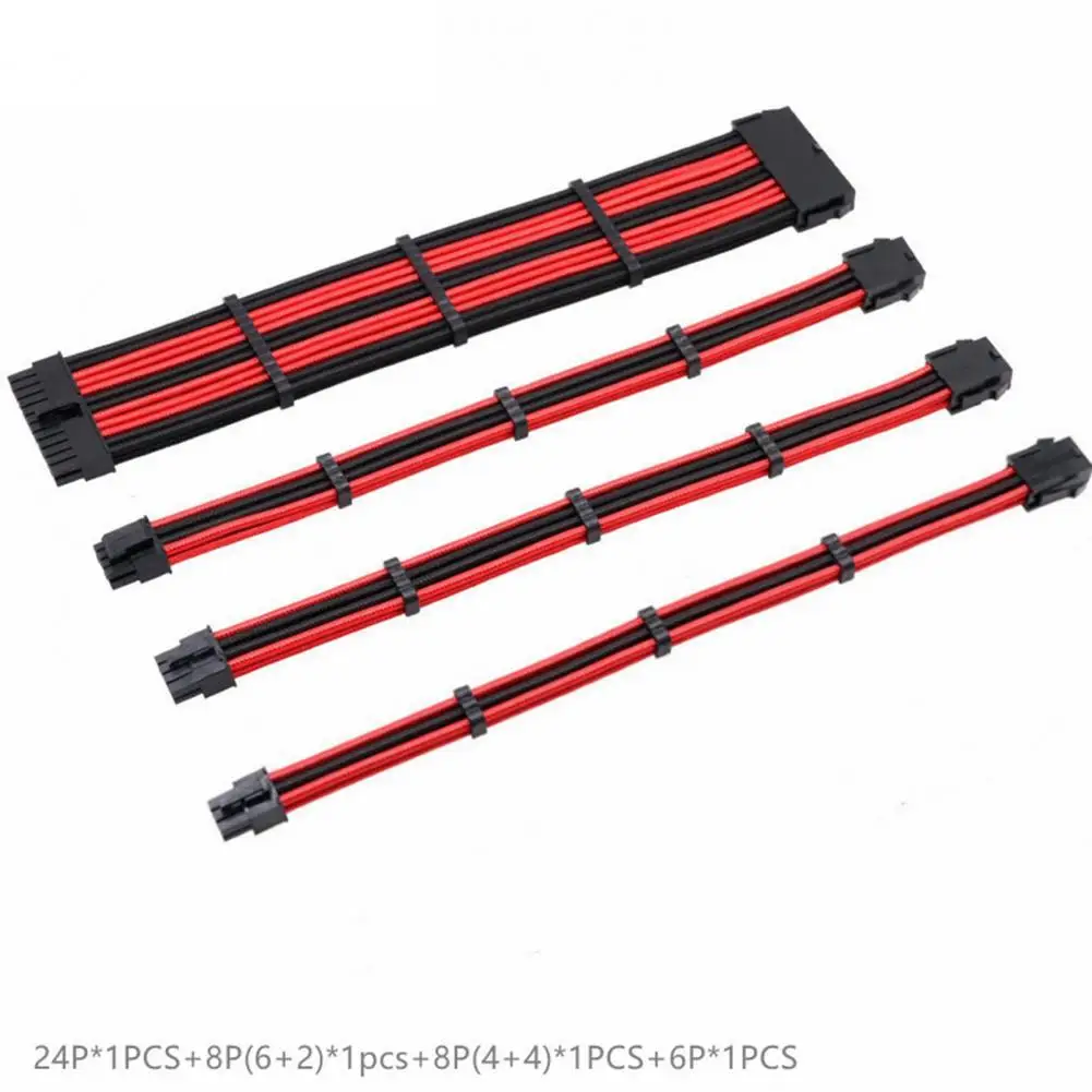 

Кабель-удлинитель для ПК, 30 см, 6-PIN, 4 + 4-PIN