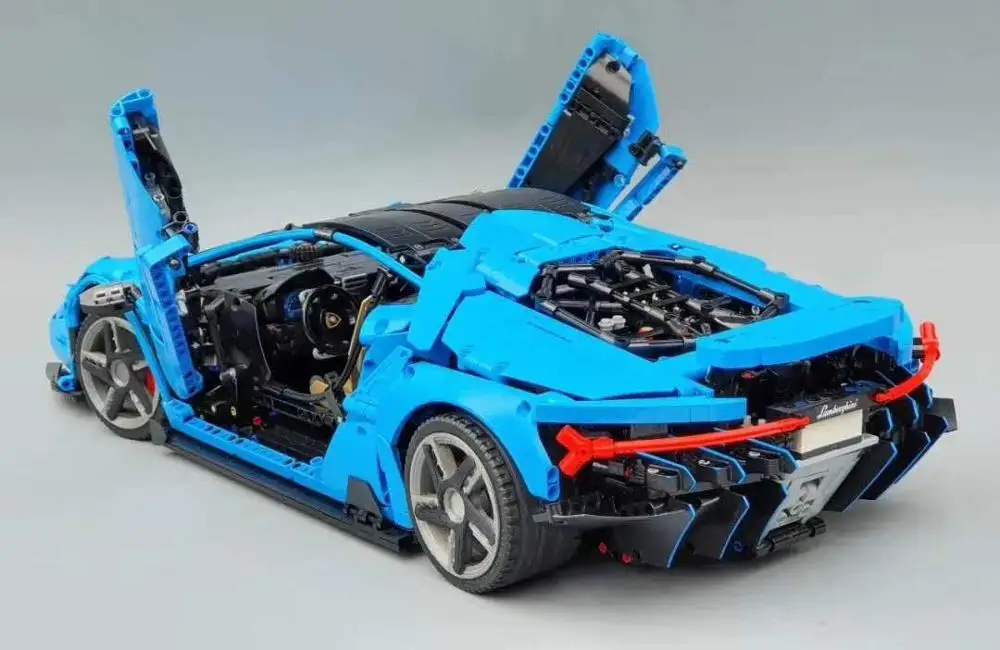 В наличии 3842 шт Technic Lamborghinis MOC 1:8 Aventador LP700 4 Roadste строительные блоки Супер