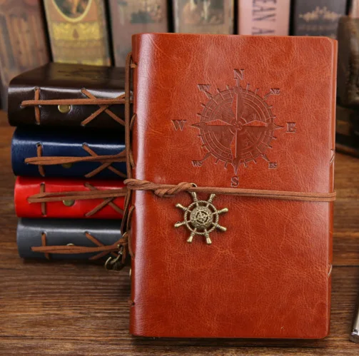 Viking A5 дневник записная книжка Органайзер с Обложка из искусственной кожи для школьной компании корейский блокнот - Цвет: Brown