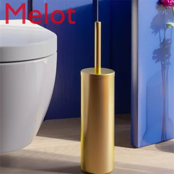 

Toilet Brush Holders Set Bathroom Clearing Tool Lavatory 304 Stainless Steel Toilet Brush Holder Set Bath Hardware Brushed Gold