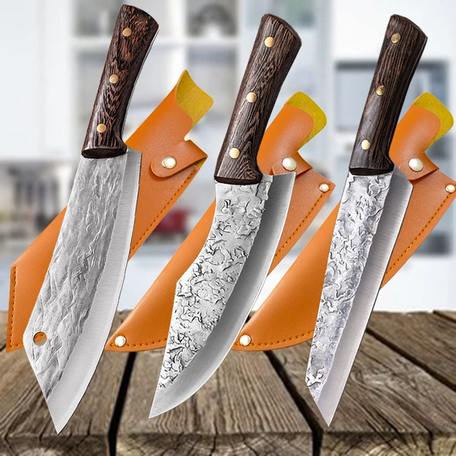 Kitchen Knives Professional for Hunting Fishing Japanese Chef Knife Camping  Outdoor Forged Knife Pocket Knives for Men Kitchen - AliExpress