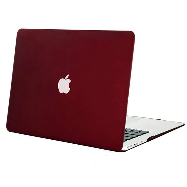 MOSISO ноутбук Mac 13 дюймов Чехол пластиковый матовый чехол для Macbook Air Pro 13 15 retina 2013+ силиконовый чехол - Цвет: Marsala Red