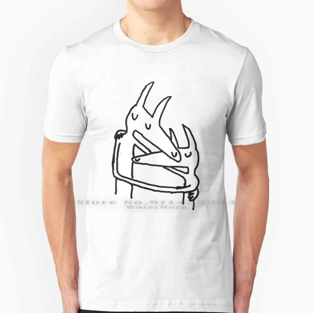 Twin Fantasy T Shirt 100% Puro Cotone Poggiatesta Per Auto Twin Fantasy Dogs Csh Creative Trending Vintage Cool Gift Euro Us Size Big