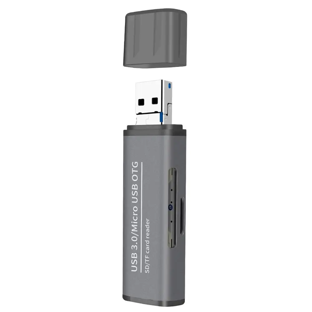 USB 3,0 высокоскоростной TF SD кард-ридер SDHC SDXC MMC OTG Android адаптер кардридер Micro SD/TF CF MS Microsd Ридеры