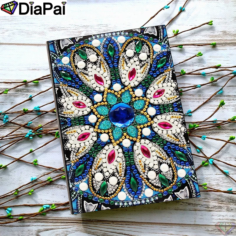DiaPai A5 блокноты 5D DIY алмазная живопись специальная форма Дневник Книга Алмазная вышивка крестиком Стразы Декор подарок