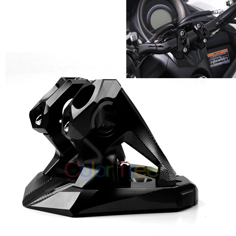 Руль мотоцикла зажим сиденья Riser для Yamaha NMAX155 N-MAX155 NMAX 155- ручка бар CNC алюминий