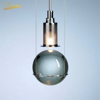 

Modern LED Crystal Pendant Lamps Lighting Fixtures Luxury Decor Pendant Lights Bedroom Bedside Restaurant Lamps Stairs Luminaria