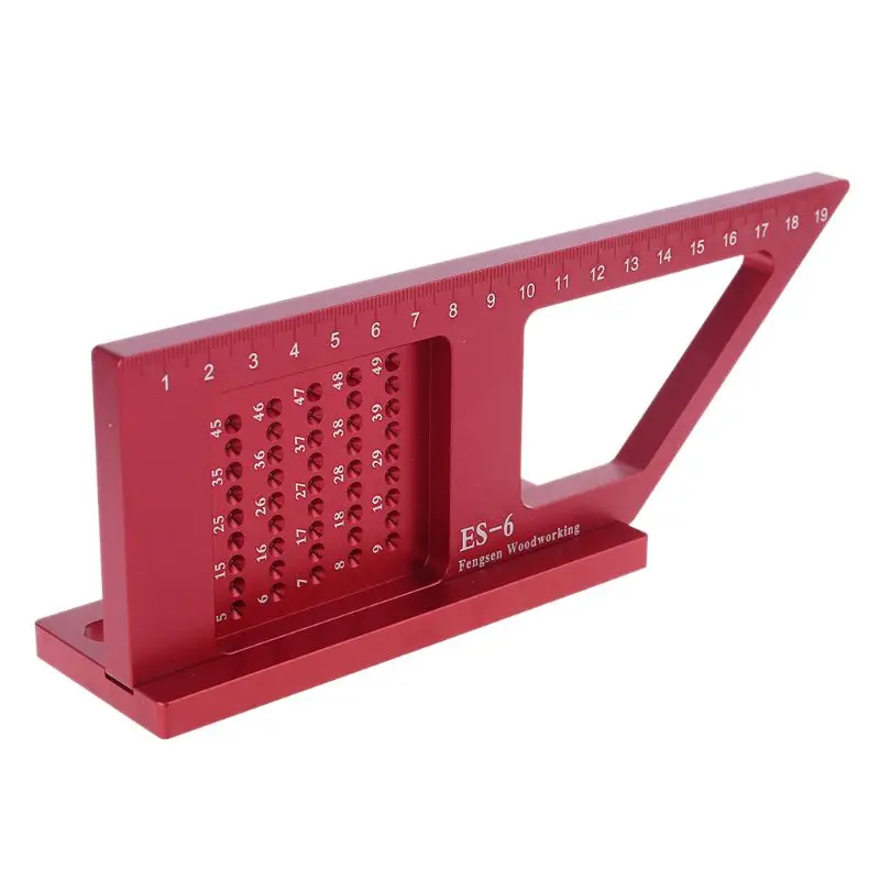 

Woodworking 3D T Square Marking Gauge Hole Ruler Scriber Miter 45° 90° Ruler B95B