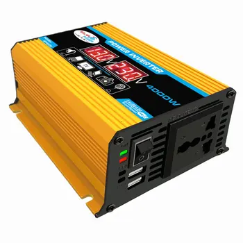 

Car Conversion Inverter LED Display Dual USB Little Hornet Inverter 4000W 12V To 220V Smart Cooling Fan