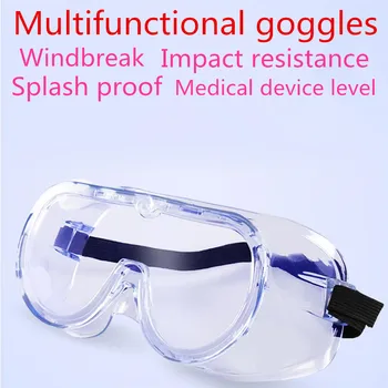 

Anti-Impact and Anti chemical splash Goggle Glasses Safety Goggles Economy clear Anti-Fog Lens Eye Protection Labor