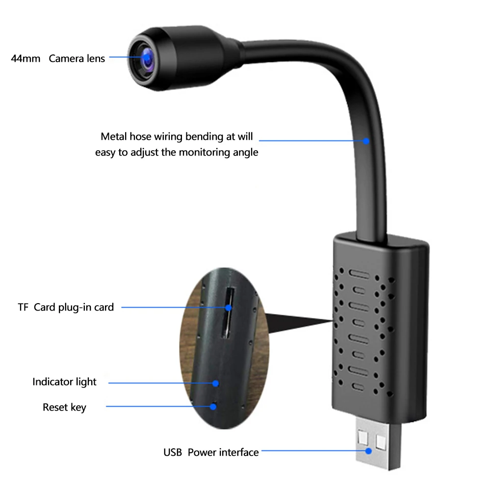 Мини беспроводной монитор для камеры Портативный 1080P HD няня камера с детективом движения крошечная скрытая камера безопасности беспроводной WiFi монитор