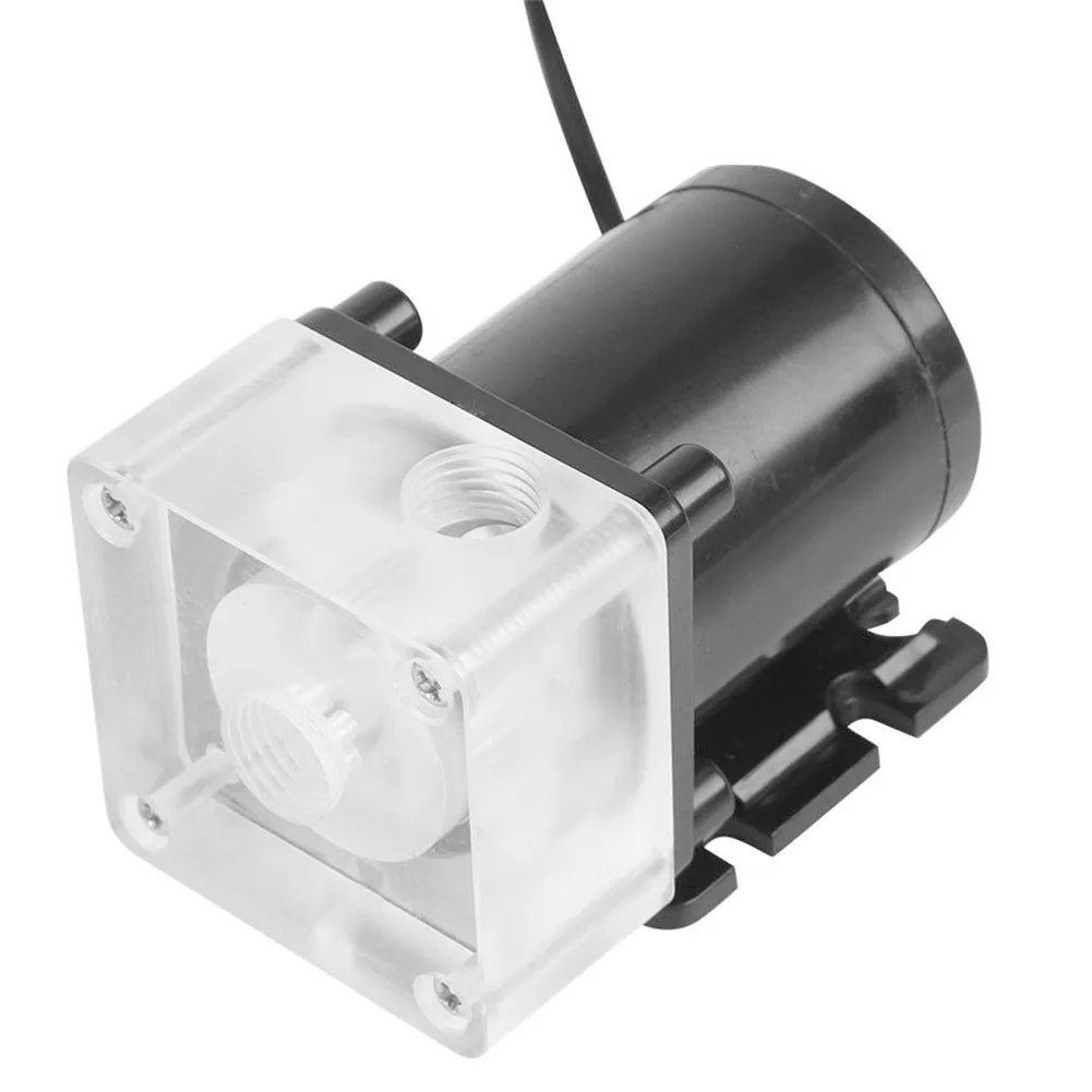 

For Desktop Computer Eco-friendly Silent USB Acrylic CPU Cooling DC12V Professional Water Pump Electric Low Noise Durable G1/4