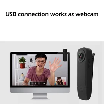 

New Wearable HD 1080P Min Camera Video Recorder with Night Vision Motion Detection Small Security Cam for Home Outside Camcorder