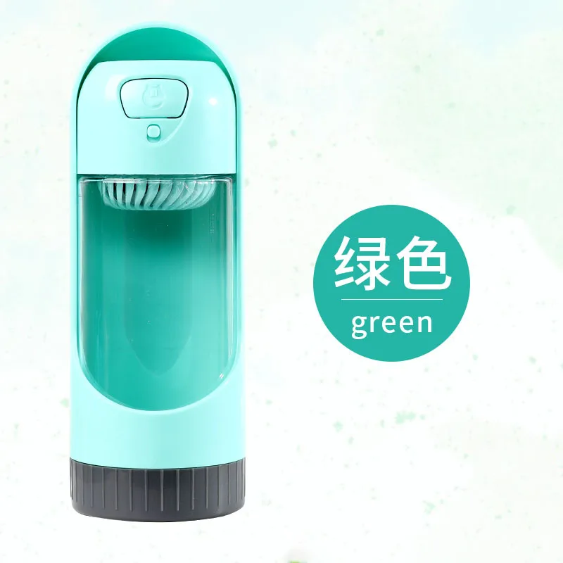 Green Товары для кошек и собак, переносная бутылка для воды на улице - Цвет: Green