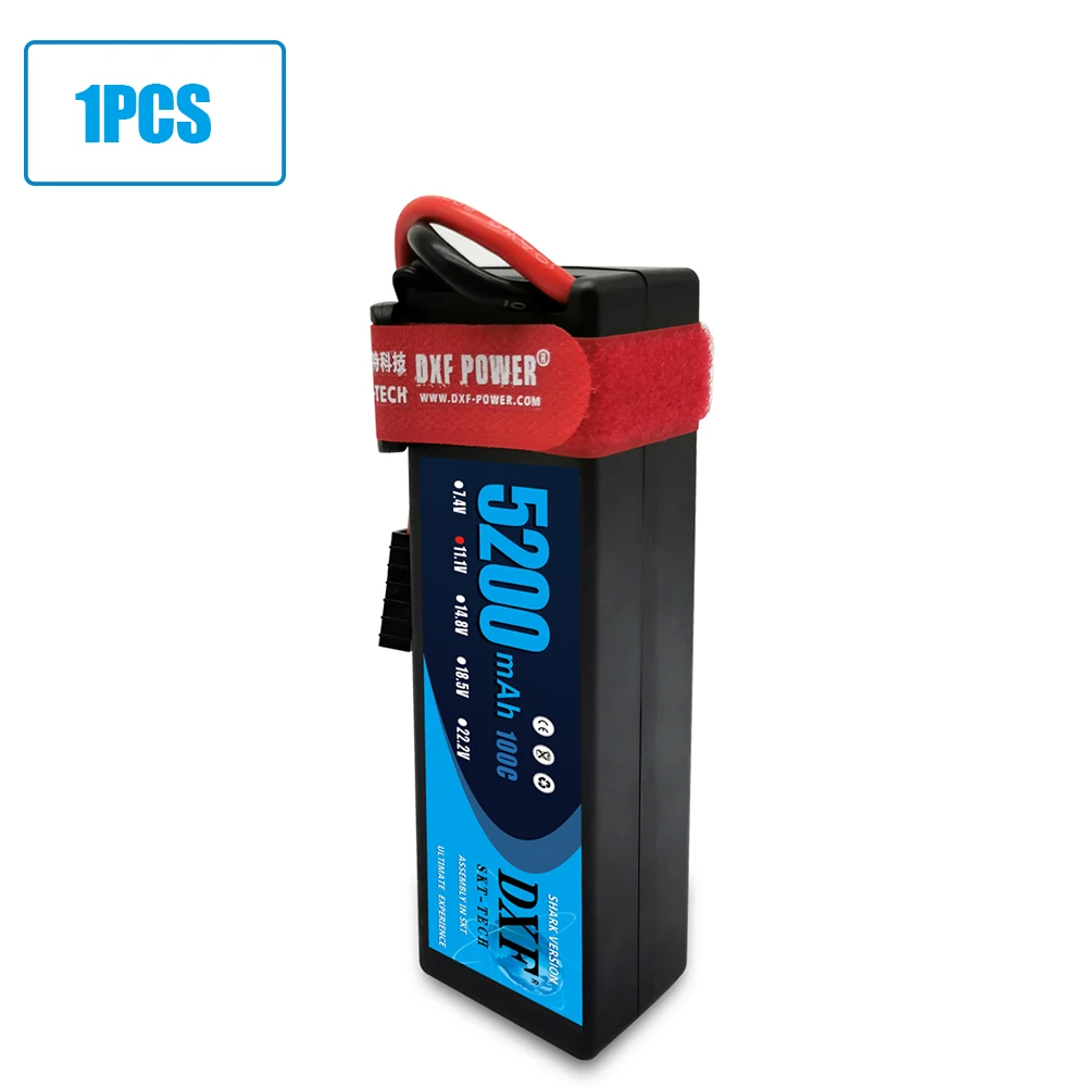 DXF 2 шт батарея lipo 2S 3S 7000mah 3500mah 11,1 V 5200mah Hardcase 100C 200C 11,1 V 2700mah 30C для дрона вертолета 1/8 RC автомобиля