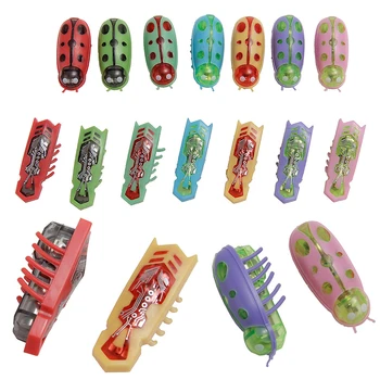 

1Pcs Funny Cat Escaping Obstacles Automatically Turn Over Electric Cat Pet Toy Walking Insect Toys Supplies For Cat Dogs