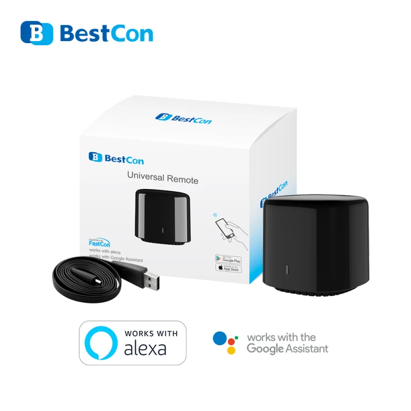 Универсальный Интеллектуальный мини контроллер Broadlink RM4 Pro/Bestcon Rm4C для