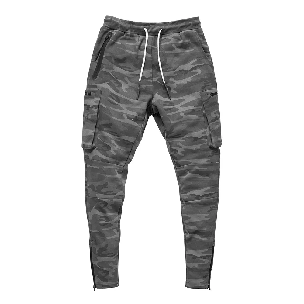 Jogging Men's 2021 Street Pants Multi-Zipper Pocket Muscle Men's Pants Sports Pants Sportswear Men's Cotton Casual Pants best joggers for men