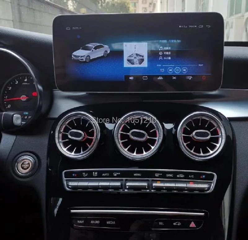 Ouchuangbo медиаплеер радио для Mercedes Benz C GLC V класс NTG 5,5 система с Android 9,0 4 Гб+ 64 ГБ