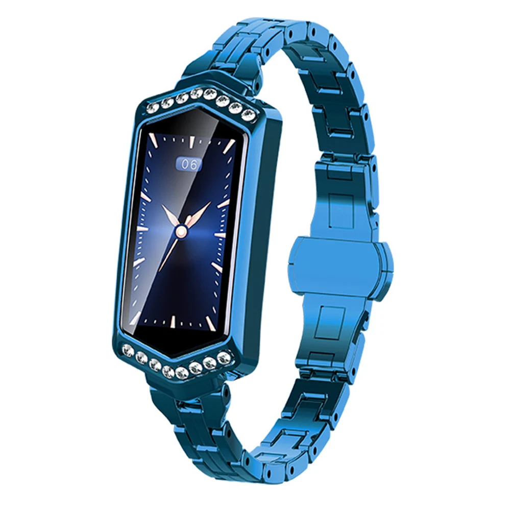 

Woman Bracelet Gift Bluetooth Blood Pressure Fashion Multifunctional Waterproof Sports Tracker Smart Watch Rechargeable Fitness