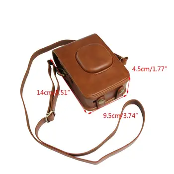 

PU Leather Carrying Case Shoulder Bag for Fuji Fujifilm Instax Mini Liplay Kit