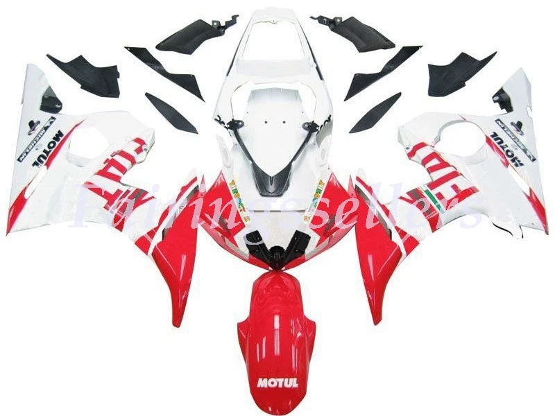 ABS пластик Обтекатели подходят для Yamaha Обтекатели YZFR6 2003 2004 2005 обтекатель кузова YZF R6 03 04 05 на заказ Красный Белый Черный