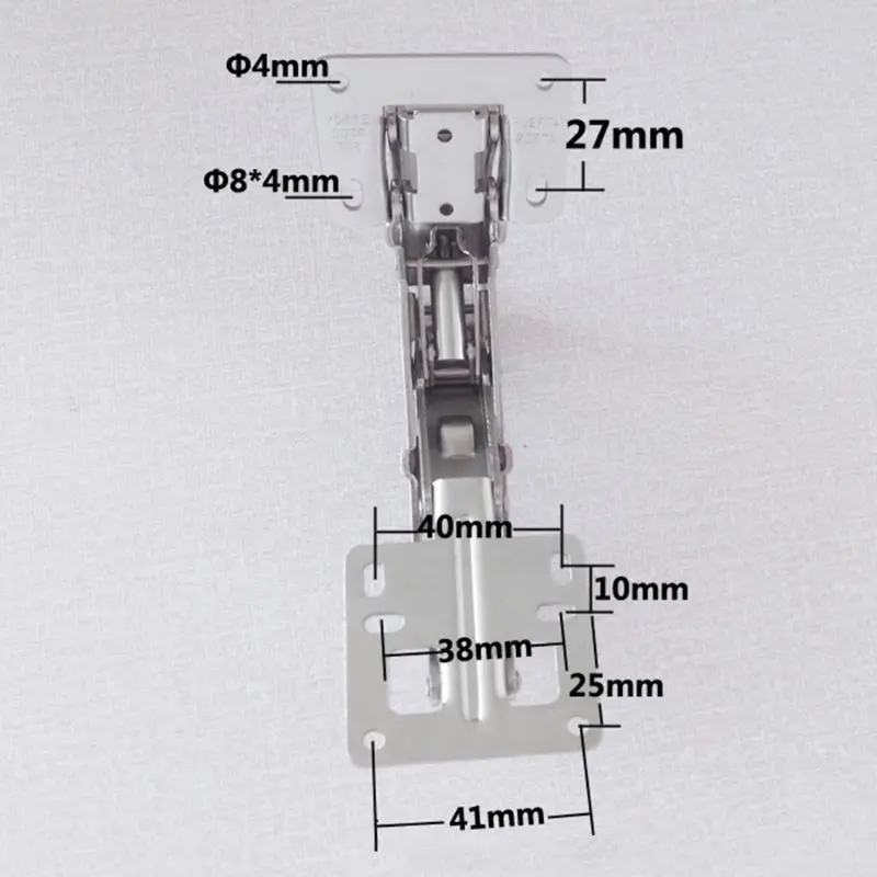 170 Degree Hydraulic Hinge Carbon Steel Thick Hinge for Door Panels Cabinet Kitchen Furniture Hardware
