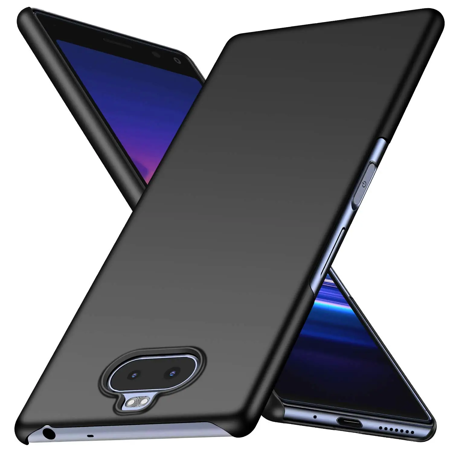 Для sony Xperia 8 чехол ультра тонкий жесткий PC задняя крышка матовый чехол для sony Xperia8 полная Защита задняя крышка телефона 6,0 дюймов