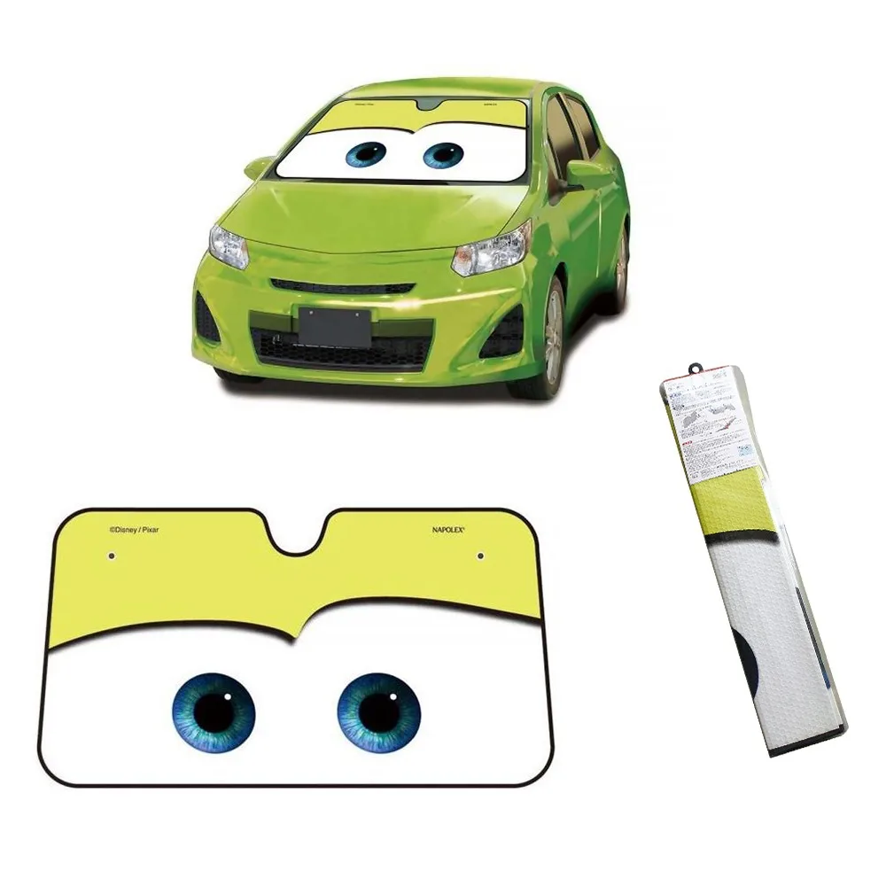 

Eyes Heated Windshield Sunshade Car Window Windscreen Cover Sun Shade Auto Sun Visor Car-covers UV Protection (Black)