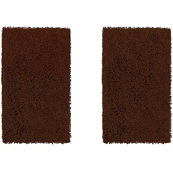 

Bathroom Rug Mat Set-Extra-Soft Plush Bath Mat Shower Bathroom Rugs 16 x 24 Inch Set,1 Inch Chenille Microfiber Material, Super
