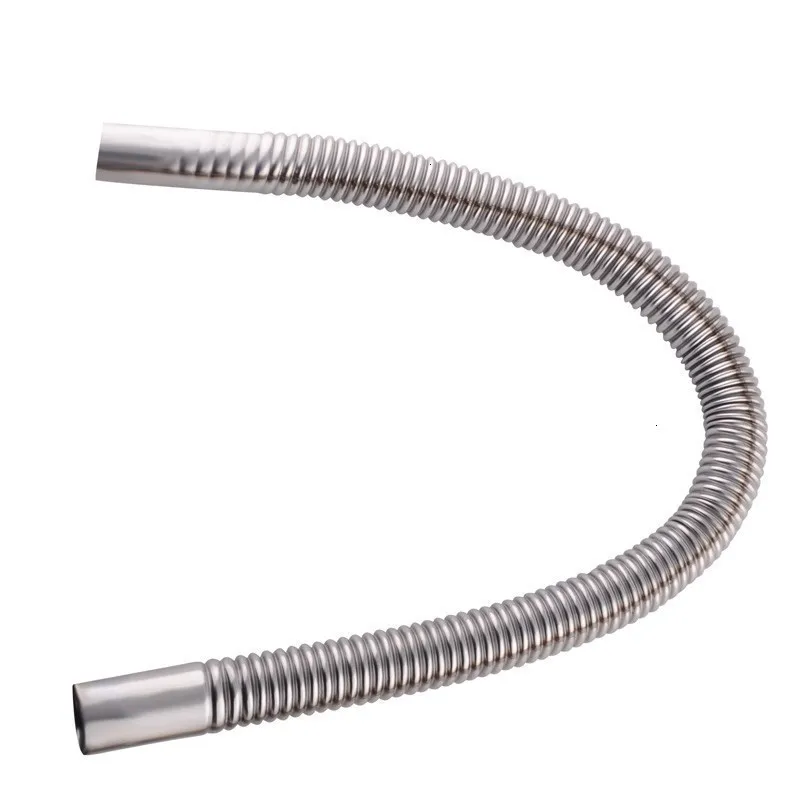 60cm Stainless Steel Car Exhaust Pipe Gas Vent Hose Exhaust Muffler