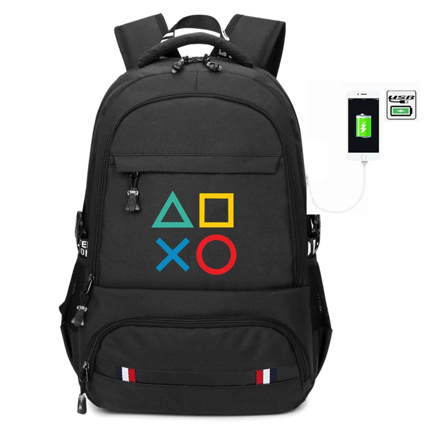 Рюкзак для игровой приставки PS4 с USB портом 17 7 дюйма|Рюкзаки| |