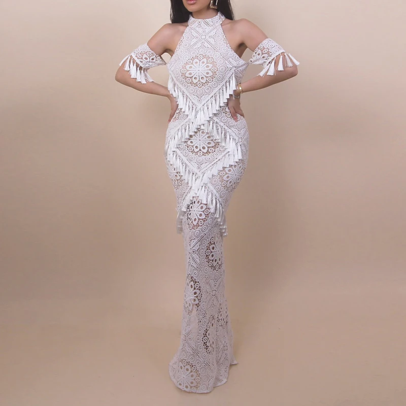 Flash Deals l1k0i Slaygirl Tassel Bodycon Sexy Long Dress Women Off Shoulder Party Maxi Dress Fashion White Lace Clubwear Dress Female Vestidos Flash Deals l1k0i Slaygirl Tassel Bodycon Sexy Long Dress Women Off Shoulder Party Maxi Dress Fashion White Lace Clubwear Dress Female Vestidos