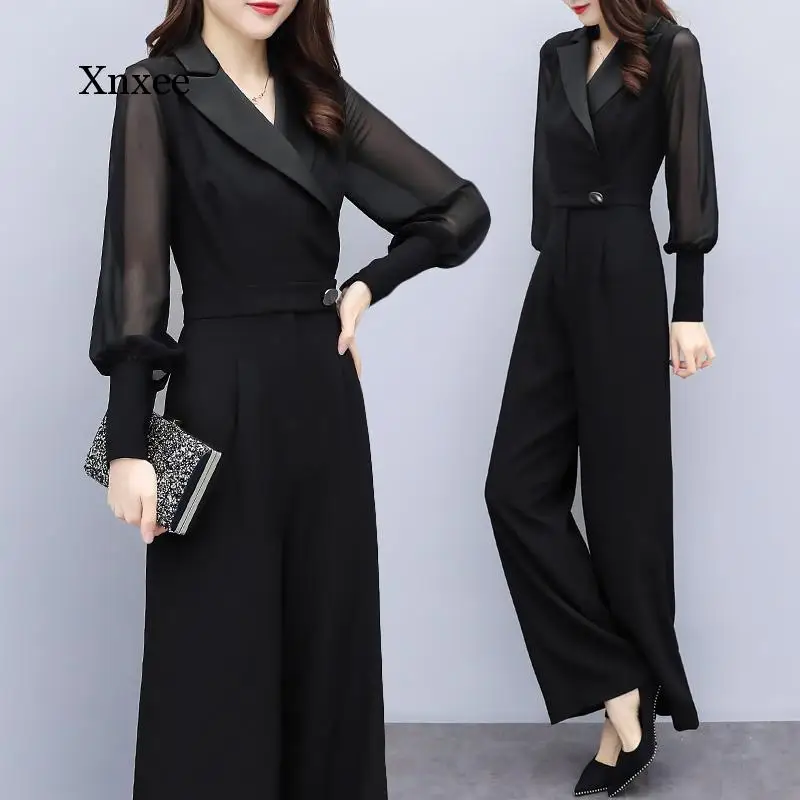 puff-sleeve-black-chiffon-jumpsuits-female-elegant-trendy-wide-leg-overall-lady-plus-size-rompers-black-2020-women-spring-autumn