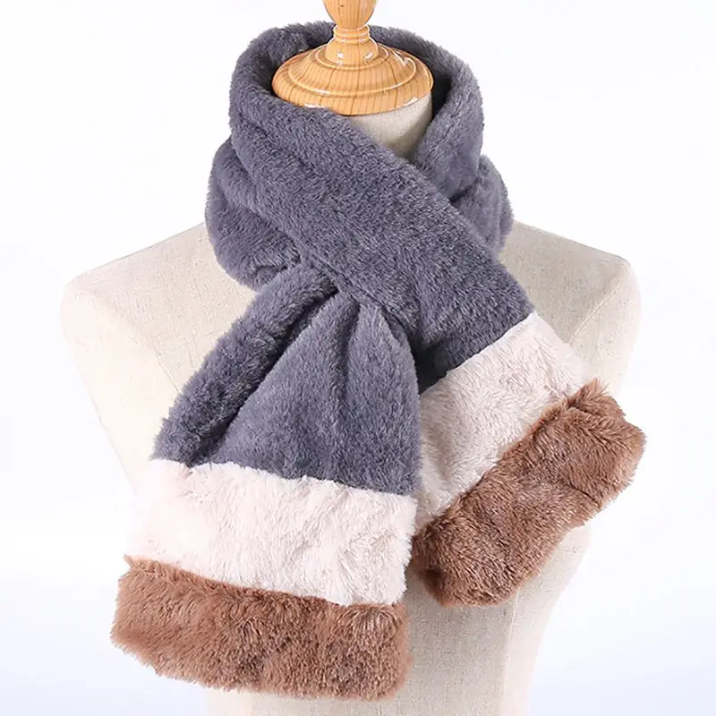 New Faux fox fur collar multicolor shawl collar fur female fashion autumn and winter warm shawl scarves 1pcs