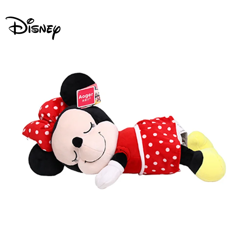 37cm Disney Plush Toys Lying Mickey Mouse Minnie Mouse Plush Toys Stuffed Plush Toy Dolls for Children Kids Birthday Gifts