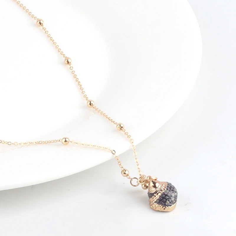 Boho Conch Shell Necklace Shell Gold Shell Chain Necklace Women Seashell Choker Necklace Pendants Jewelry Bohemian Female