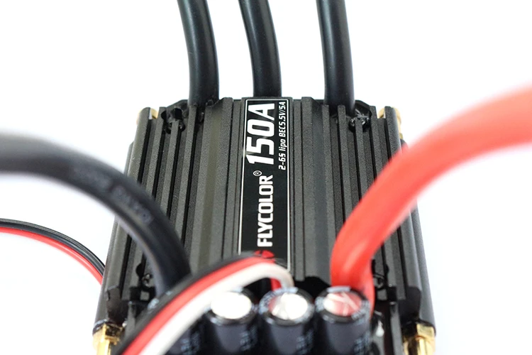 Flycolor 70A 50A 90A 120A 150A бесщеточный ESC контроль скорости Поддержка 2-6S Lipo BEC 5,5 V/5A для RC лодки F21267/71