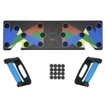 

9 in 1 Push Up Rack ABS Training Board Abdominal Muscle Trainer Bodybuilding Workout Racks Exercise Sport Home Fitness Equipment
