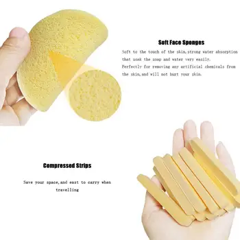 

12Pcs/Set Compressed Cleansing Sponge Stick Makeup Wash Face Face Care Pad Compression Tool Wash W5A7
