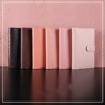 

Genuine Leather Lichee Pattern Journal Cover A7 115mm*145mm