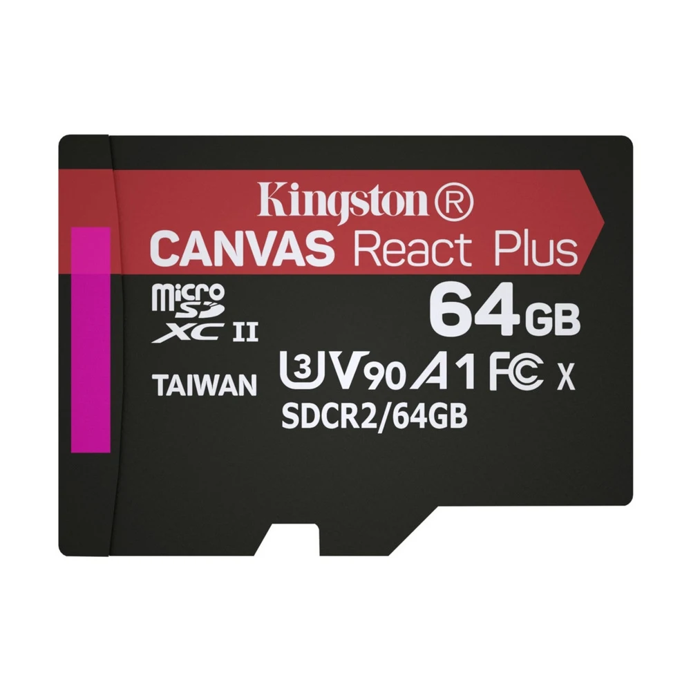 Kingston canvas react plus uhs ii. Sd карта kingston mlpmr2/256gb.