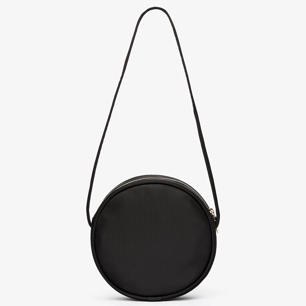 Oxford canvas small round bag 4