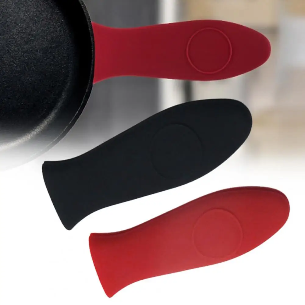 Kitchen Non Slip Silicone Pan Handle Cover Pot Holder Sleeve Grip Cookware ToolOther Cookware