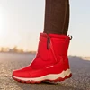 Women boots 2022 winter shoes warm plush women snow boots waterproof non-slip winter boots women zip platform boots size 36-45 ► Photo 2/6