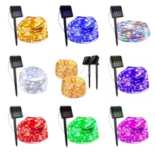 

LED Outdoor Solar Lamp String Lights 100/200 LEDs Fairy Holiday Wedding Party Garland Solar Garden Waterproof for Home Led Decor