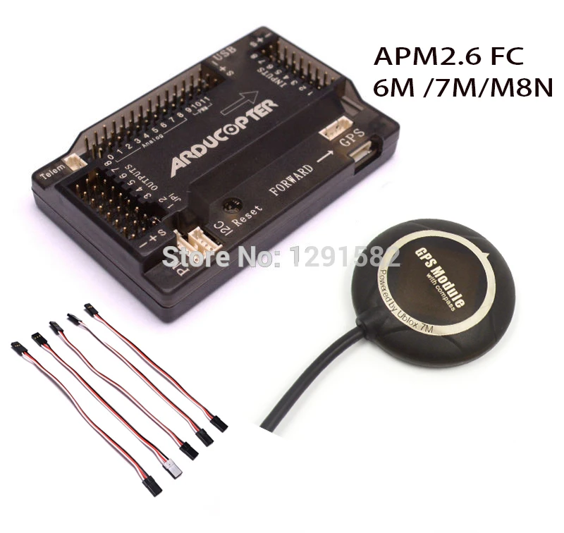 Плата управления полетом APM2.6 APM 2 6 + м/7 м/M8N GPS с компасом для квадрокоптера DIY FPV RC