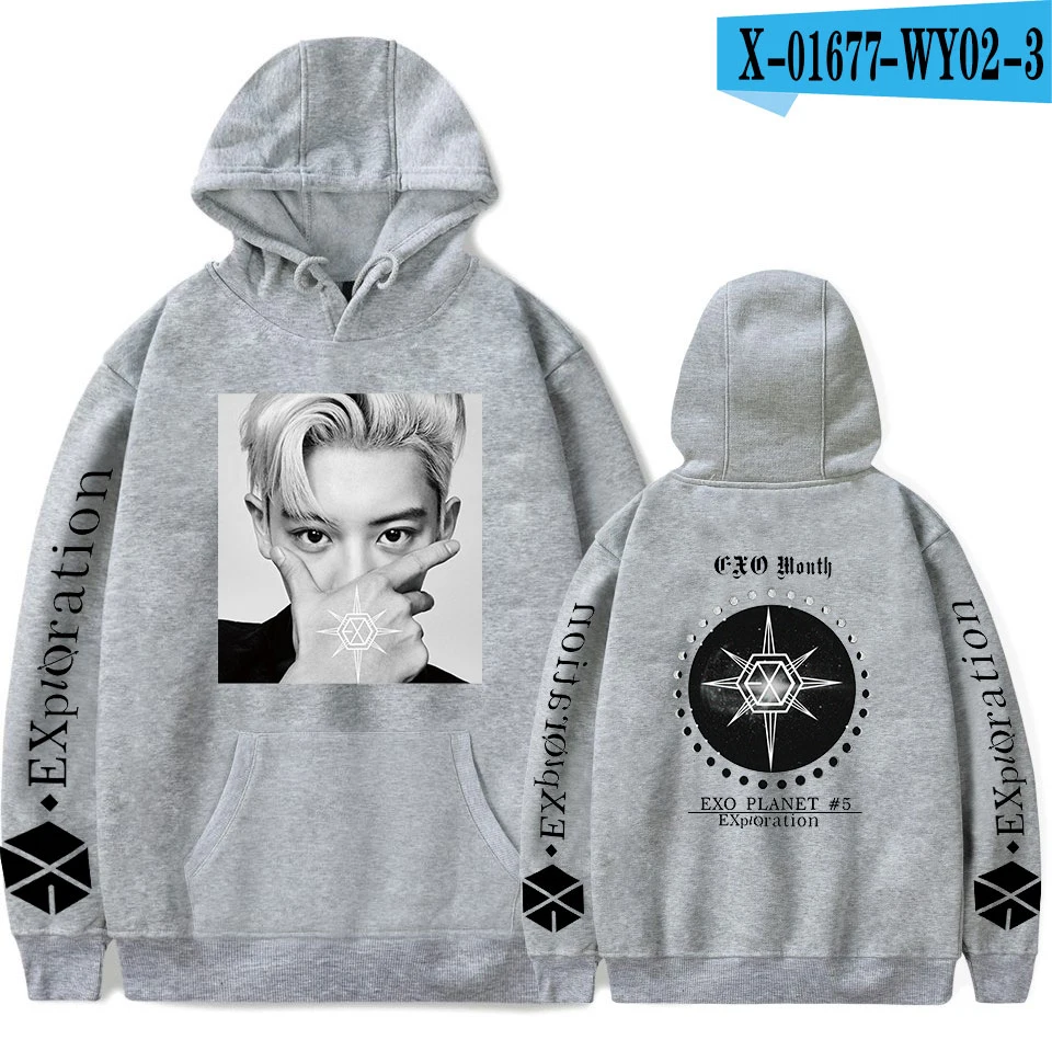 N Новое поступление EXO планета#5 толстовки Для мужчин повседневный пуловер уличная Толстовка Sudadera Hombre Male; EXO планета#5 Толстовка Для мужчин - Цвет: N