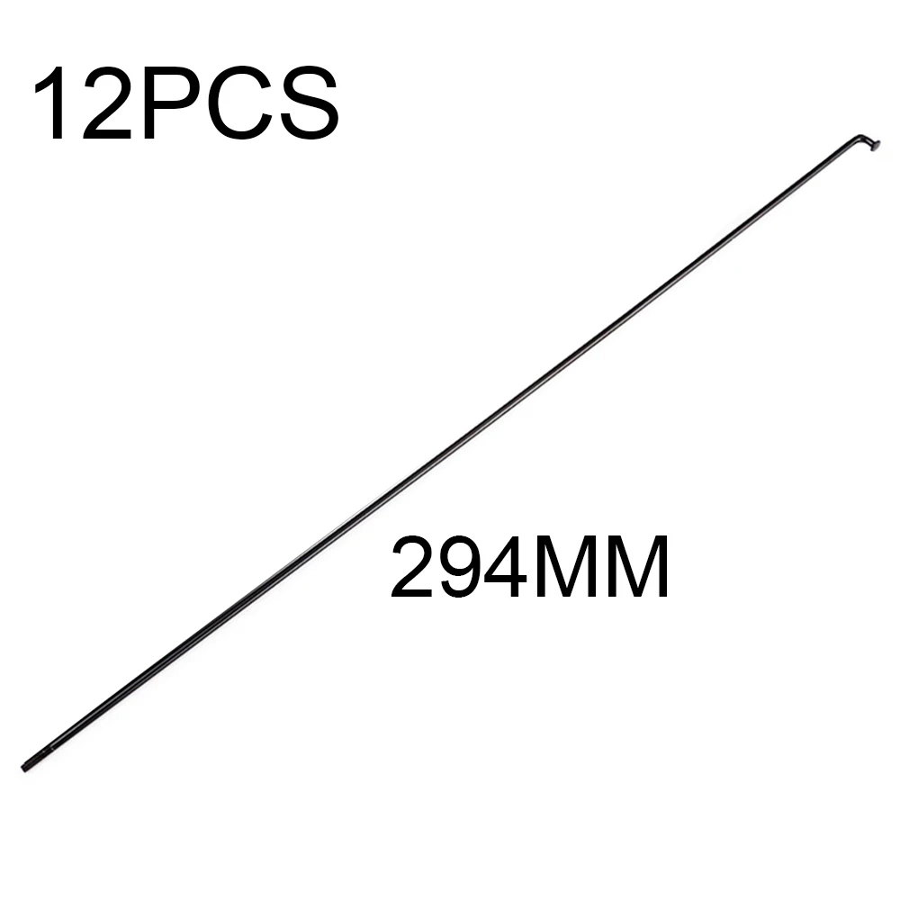 Спицы для велосипеда Горный/дорожный велосипед 304 спицы из нержавеющей стали 14 г черные высокопрочные велосипедные Spokes260-296MM спицы - Цвет: 294MM